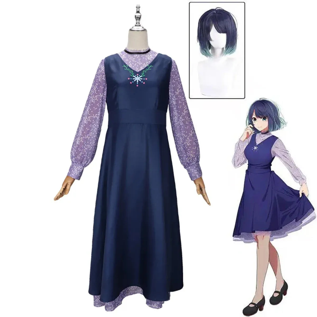 Akane Kurokawa Oshi No Ko Cosplay Dress Set