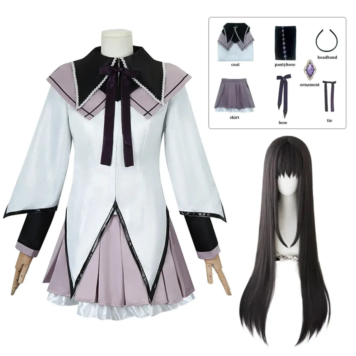 Akemi Homura Cosplay Set â€?Puella Magi Madoka Magica