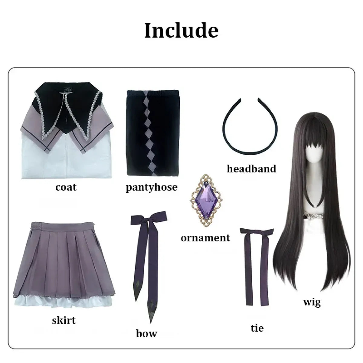 Akemi Homura Cosplay Set â€?Puella Magi Madoka Magica