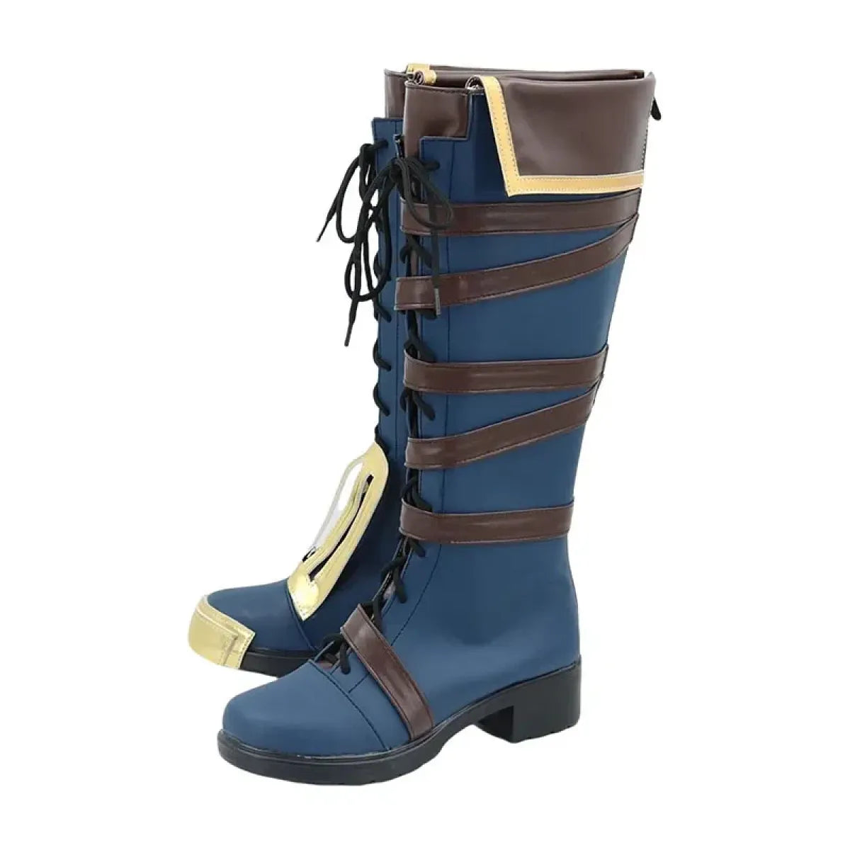 Arcane Vi Cosplay Boots â€?League-Inspired PU Leather
