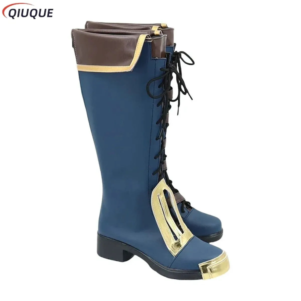 Arcane Vi Cosplay Boots â€?League-Inspired PU Leather