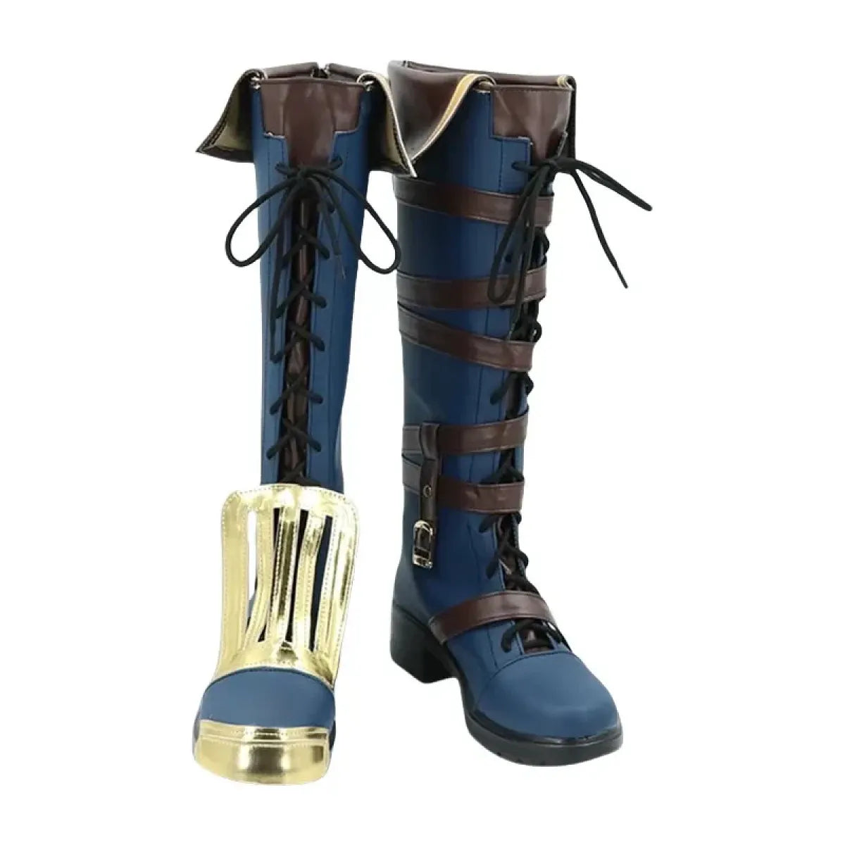 Arcane Vi Cosplay Boots â€?League-Inspired PU Leather
