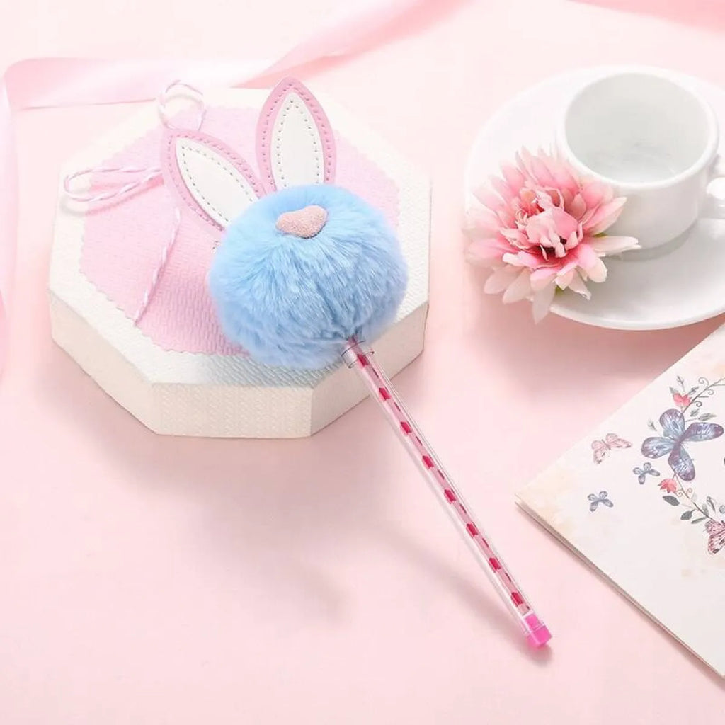 1X Candy Plush Rabbit Gel Pen