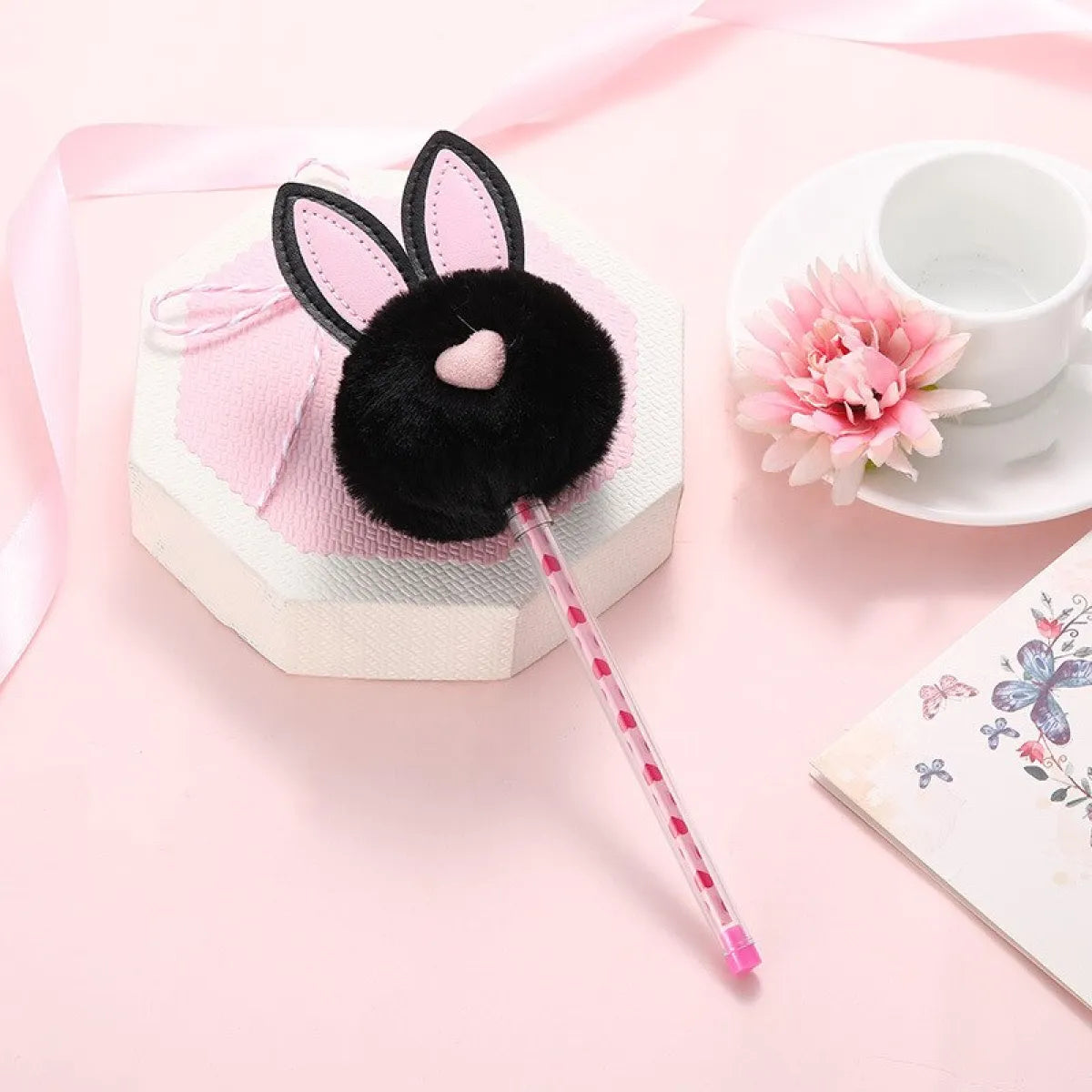1X Candy Plush Rabbit Gel Pen