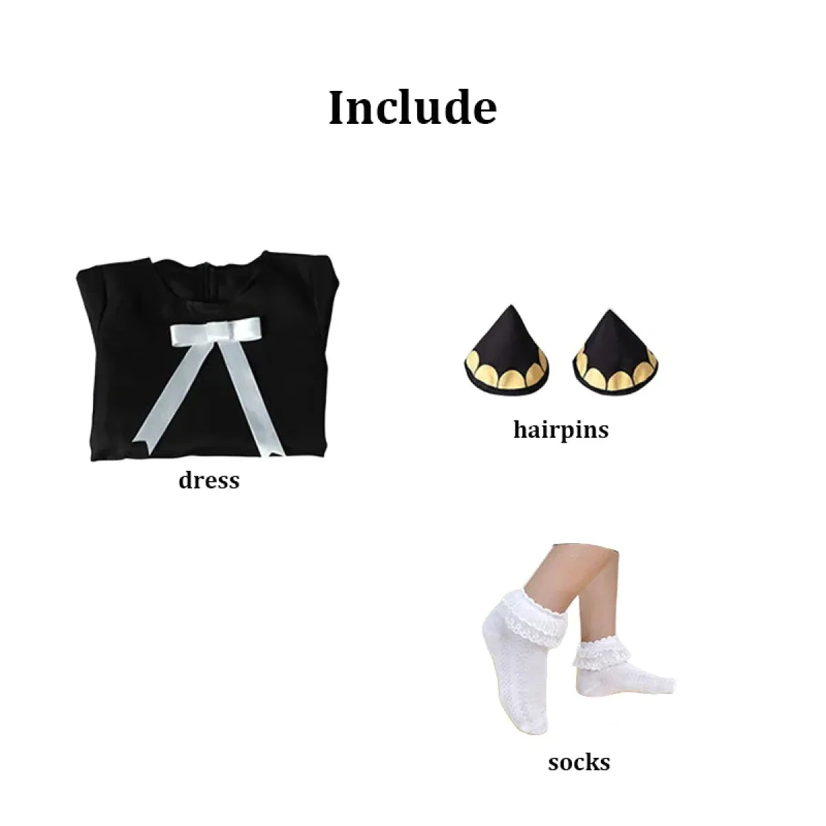 Anya Forger Cosplay Set with Wig & Accessories