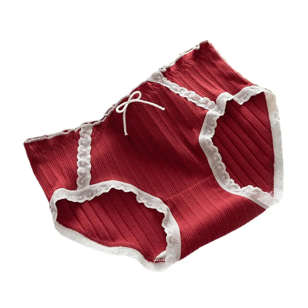 5-Pack Cotton Panties for Women - Plus Size Cute Soft Briefs Sexy Lingerie