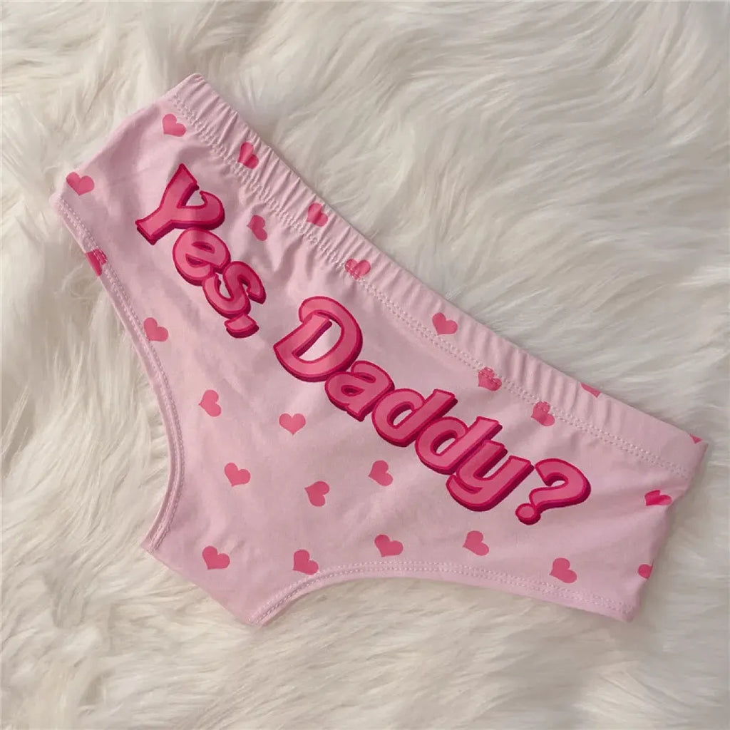 3D Print "Yes Daddy" Panties