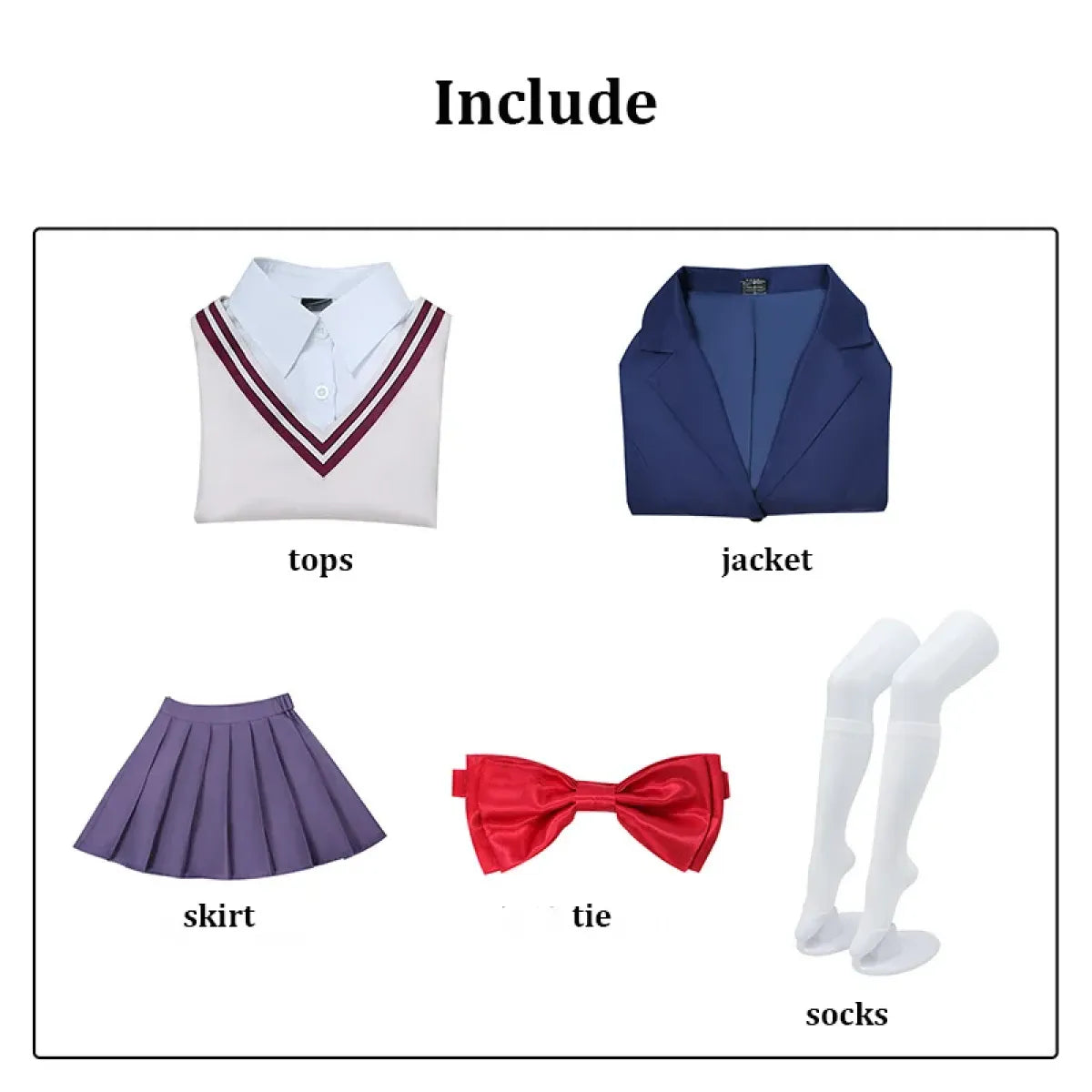 Aira Shiratori Dan Da Dan School Uniform Cosplay