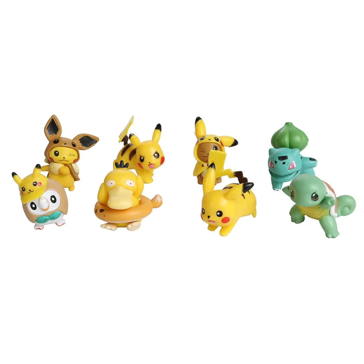 8pc Mini Pokémon Pikachu Figure Set
