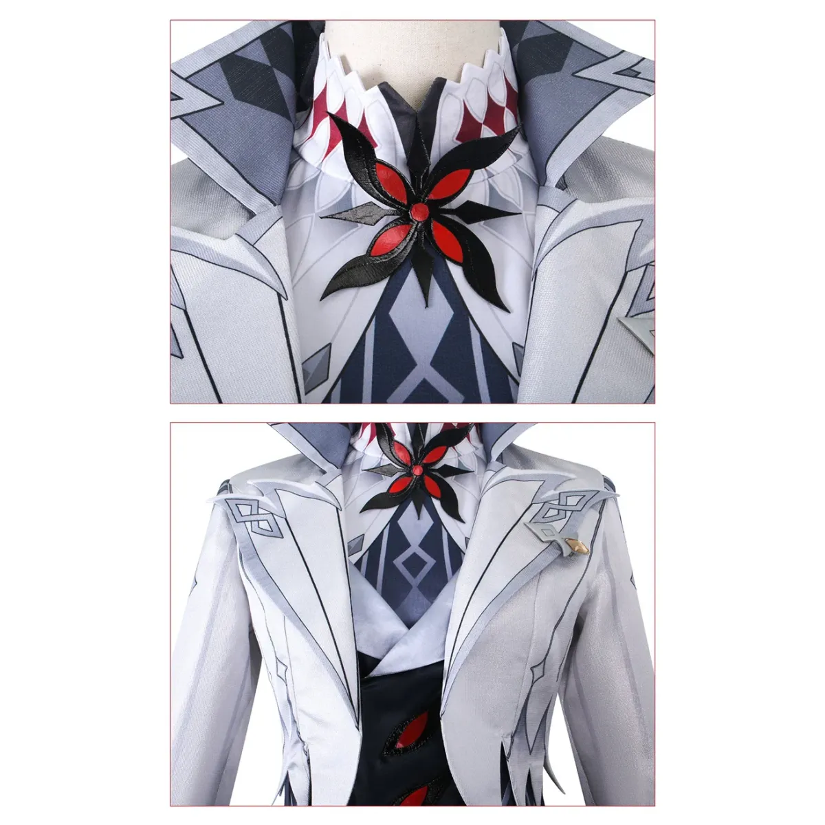 Arlecchino Genshin Impact Cosplay Costume Set