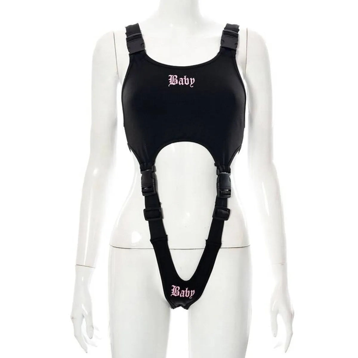 "Baby" Cut Out Bodysuit