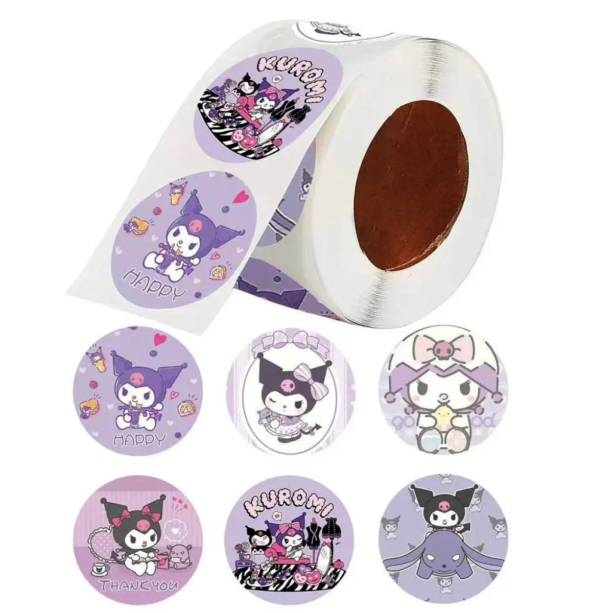 500PCS Cute Kuromi, Pochacco, My Melody Cartoon Stickers