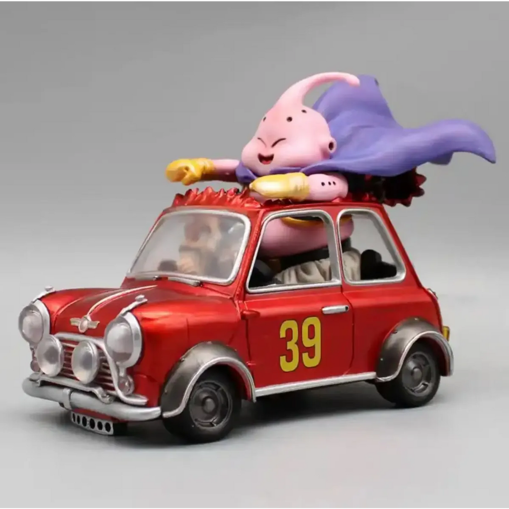 14cm Fat Buu with Mr. Satan Car Figure