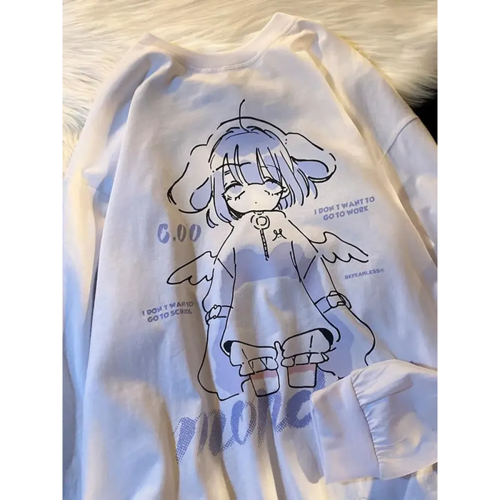 "Monday" Sad Anime Girl Tee