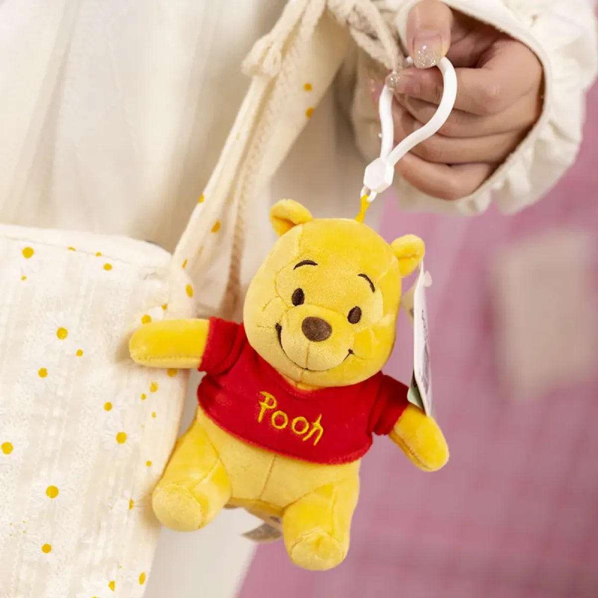 12cm Kawaii Stitch Plush Keychain â€?Blue & Purple Bag Charm Accessory