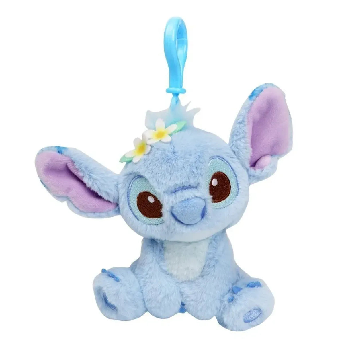 12cm Kawaii Stitch Plush Keychain â€?Blue & Purple Bag Charm Accessory