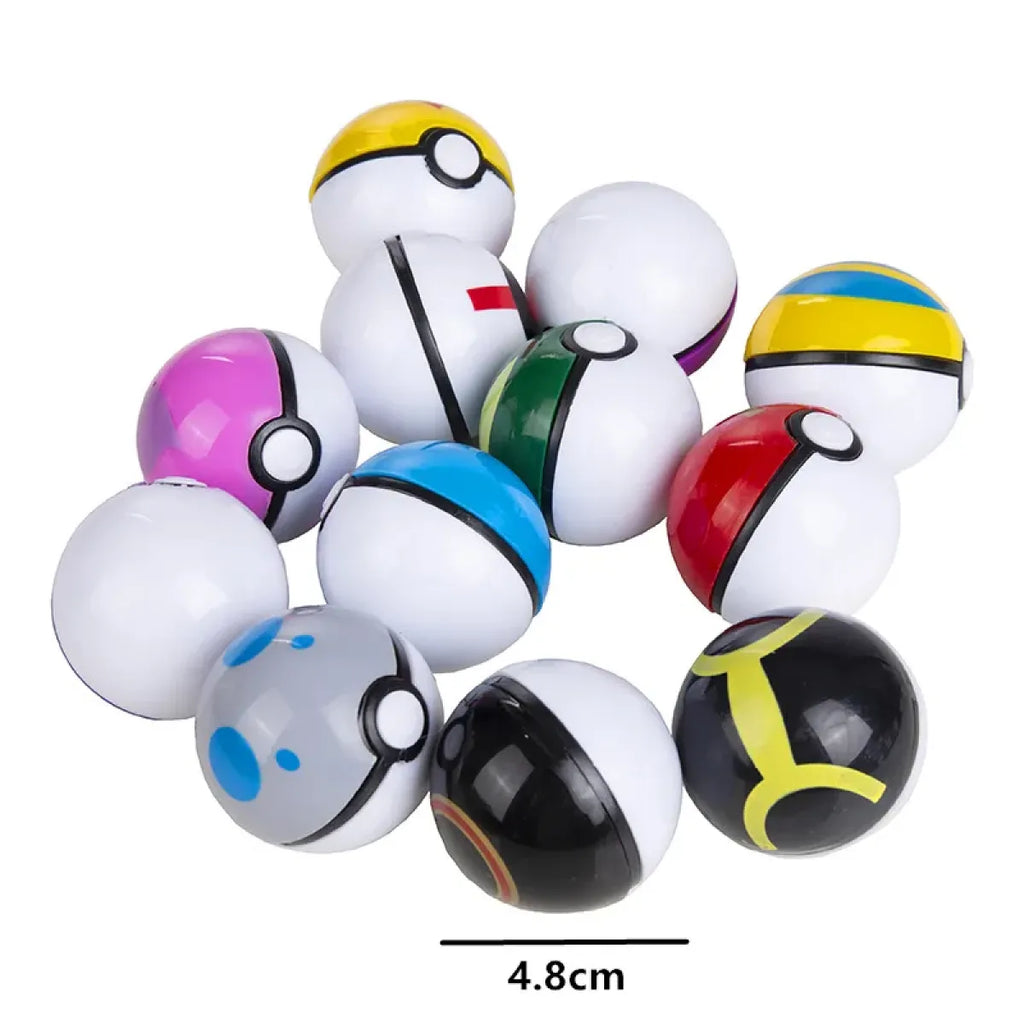 12-Piece Poké Ball & Mini Figure Capsule Set