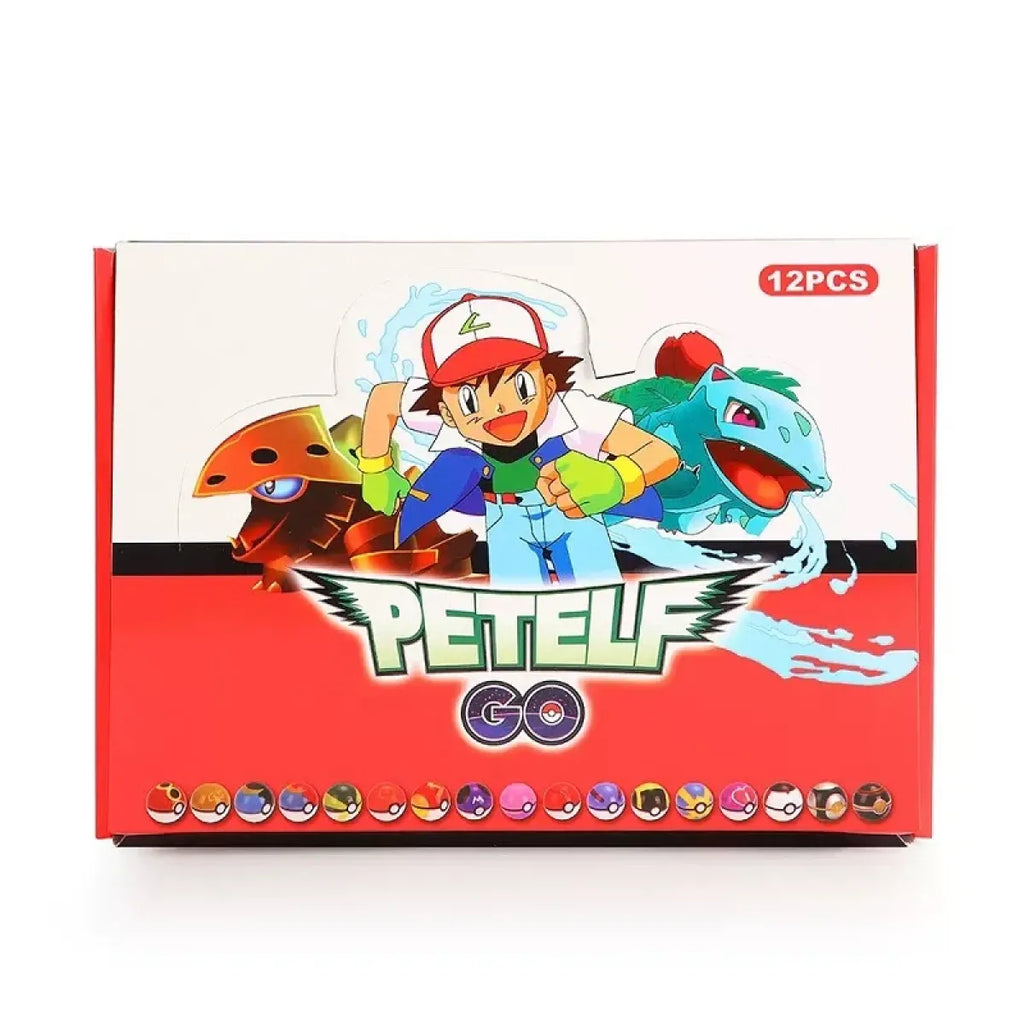 12-Piece Poké Ball & Mini Figure Capsule Set