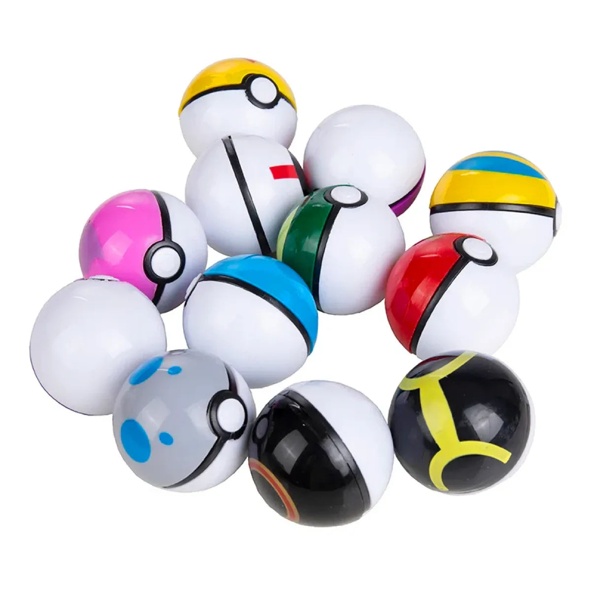 12-Piece Poké Ball & Mini Figure Capsule Set