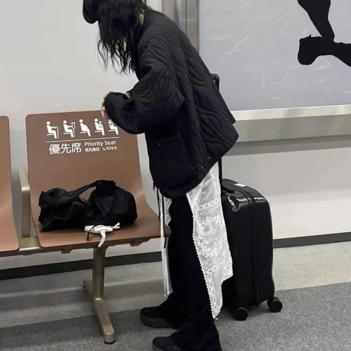 Asymmetrical Harajuku Lace Layer Skirt